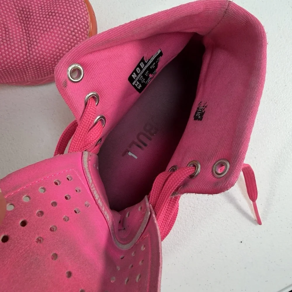 NOBULL No‎ Bull Women 8 High Top Sneaker Trainer Pink SuperFabric Training Shoes - Picture 9 of 13